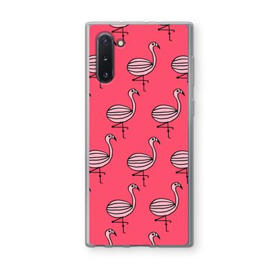 Flamingo: Samsung Galaxy Note 10 Transparant Hoesje
