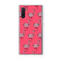 Flamingo: Samsung Galaxy Note 10 Transparant Hoesje