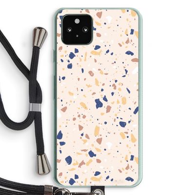 Terrazzo N°23: Pixel 5a 5G Transparant Hoesje met koord