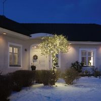 Konstsmide Kerstboomverlichting voor buiten - 200 micro LEDs - 2200K Amber - 32 meter - Kerstverlichting - Lichtsnoer