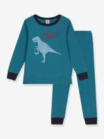 Pyjama kind dinosaurus PETIT BATEAU petrolblauw