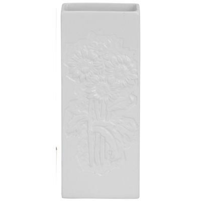 10x Witte radiator bak luchtbevochtigers / waterverdampers bloemen motief 20 cm