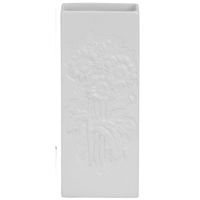 10x Witte radiator bak luchtbevochtigers / waterverdampers bloemen motief 20 cm - thumbnail