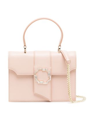 Malone Souliers petit sac cabas Audrey à fini satiné - Rose