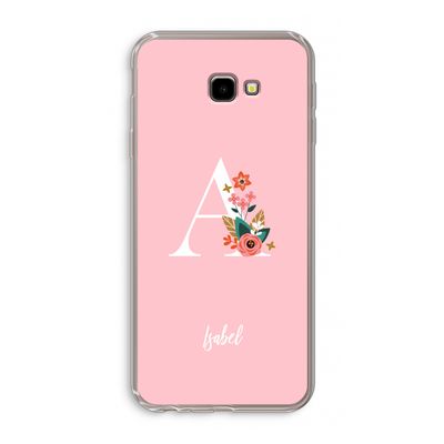 Pink Bouquet: Samsung Galaxy J4 Plus Transparant Hoesje