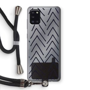 Marrakech Arrows: Samsung Galaxy A31 Transparant Hoesje met koord