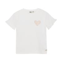 Daily7 Zomer T-shirt S/S meisjes - wit