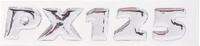 RMS badge stickers "px125" vespa px 125