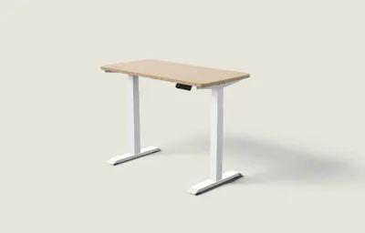Desktronic HomeOne bureau Wit / Bamboe / 120x60 cm