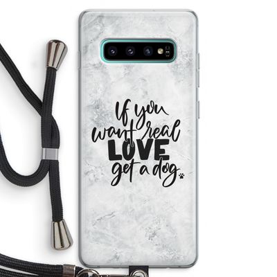 Partner in crime: Samsung Galaxy S10 Plus Transparant Hoesje met koord