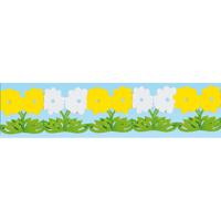 Feestslinger Lente bloemen - 300 cm - bloemen slinger - papier - brandvertragend
