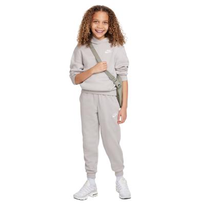 Nike Sportswear Club Fleece Hoodie Trainingspak Kids Grijs Wit