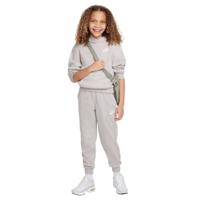Nike Sportswear Club Fleece Hoodie Trainingspak Kids Grijs Wit Nike Sportswear Club Fleece Hoodie Trainingspak Kids Grijs Wit