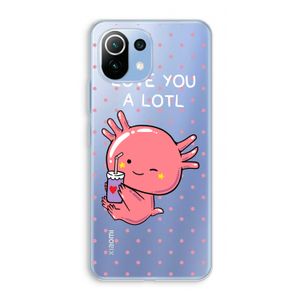 Love You A Lotl: Xiaomi Mi 11 Lite Transparant Hoesje