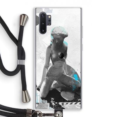I will not feel a thing: Samsung Galaxy Note 10 Plus Transparant Hoesje met koord