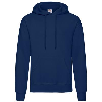 Fruit of the Loom Sweater - met capuchon - donkerblauw - volwassenen - Hoodie Fruit of the Loom Sweater - met capuchon - donkerblauw - volwassenen - Hoodie