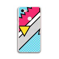 Pop Art #3: Google Pixel 3 XL Transparant Hoesje