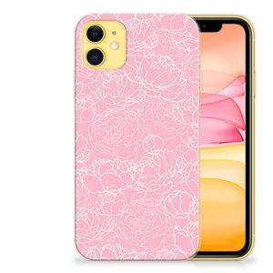 Apple iPhone 11 TPU Case White Flowers