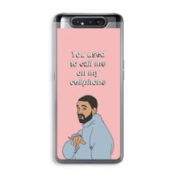 Hotline bling: Samsung Galaxy A80 Transparant Hoesje