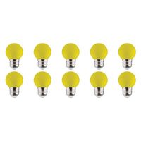 LED Lamp 10 Pack - Romba - Geel Gekleurd - E27 Fitting - 1W - thumbnail