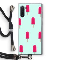Waterijsje: Samsung Galaxy Note 10 Transparant Hoesje met koord