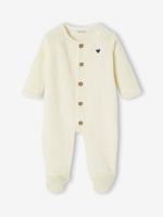 Onesie voor pasgeborenen dier of hart ecru