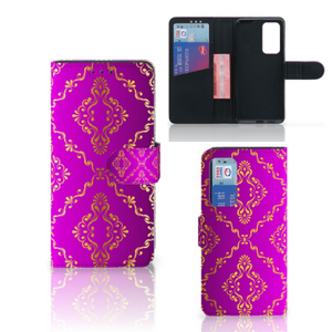 Wallet Case Huawei P40 Barok Roze