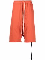 Rick Owens DRKSHDW short sarouel à taille à lien de resserrage - Orange