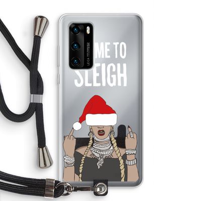 Came To Sleigh: Huawei P40 Transparant Hoesje met koord