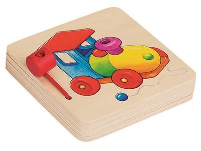 Goki Houten Boekje: Trein