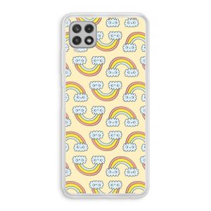 Regenboog: Samsung Galaxy A22 4G Transparant Hoesje
