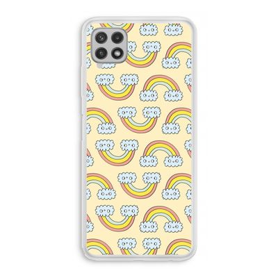 Regenboog: Samsung Galaxy A22 4G Transparant Hoesje