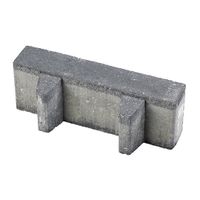 Aqua bricks waterpasserend 10x30x8cm zwart 40% open - Gardenlux