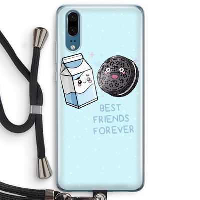 Best Friend Forever: Huawei P20 Transparant Hoesje met koord
