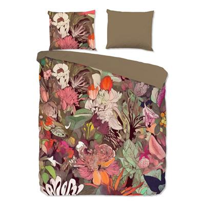Dekbedovertrek Katoen - Lits-Jumeaux (240x220 cm) - Meerkleurig Katoen - Dessin: Bloemen - Good Morning - Dekbed-Discounter.nl