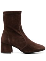 Stuart Weitzman bottines en daim 60 mm - Marron