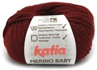 Katia Merino Baby 062 Donker Bordeaux Rood