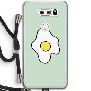 Spiegelei: LG V30 Transparant Hoesje met koord