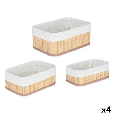 Set van opstapelbare opbergboxen Kipit BA1317-437 BA1317-437 31 x 12 x 21 cm 4 Stuks