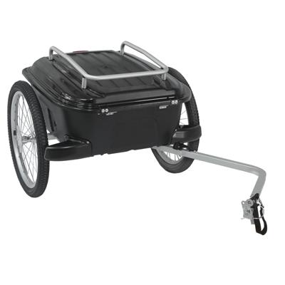 M-Wave aanhangwagen met kunststofbak 70 ltr. max. 25kg zwart