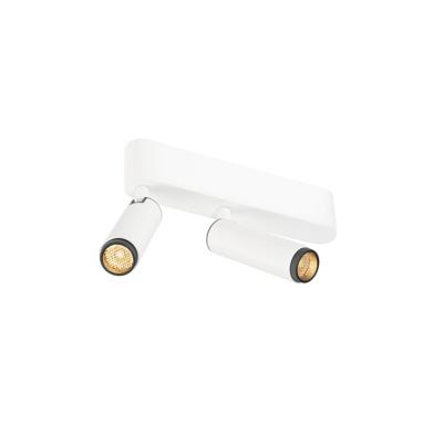 SLV OpbouwspotGrip! S 2-lichts wit 2700K - 1009044