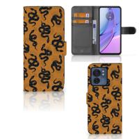 Telefoonhoesje | Met pasjeshouder | voor Motorola Edge 40 Snakes