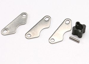 Brake disc hub (for revo rear brake kit)/ 2mm pin (1)/ brake pads (3)