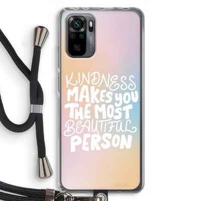 The prettiest: Xiaomi Redmi Note 10 Pro Transparant Hoesje met koord