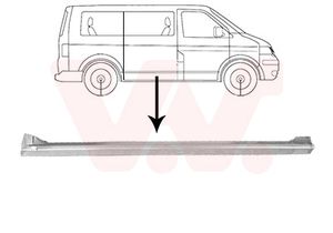 Zijwand VAN WEZEL, Inbouwplaats: rechts: , u.a. fÃ¼r VW