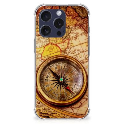 iPhone 16 Pro Max Telefoonhoesje met valbescherming Kompas iPhone 16 Pro Max Telefoonhoesje met valbescherming Kompas