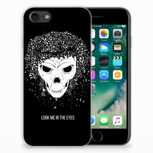 Silicone Back Case iPhone SE 2022 | SE 2020 | 8 | 7 Skull Hair