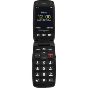 Primo by DORO 406 Senioren clamshell telefoon Met laadstation, SOS-knop Zwart