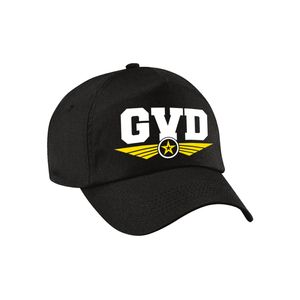 GVD fout tekst pet / baseball cap zwart voor volwassenen