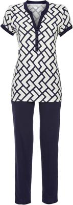 Ringella pyjama met grafisch patroon